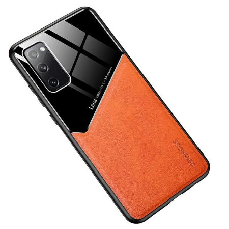 Nakładka LENS Xiaomi Redmi 9T czarno-brązowa